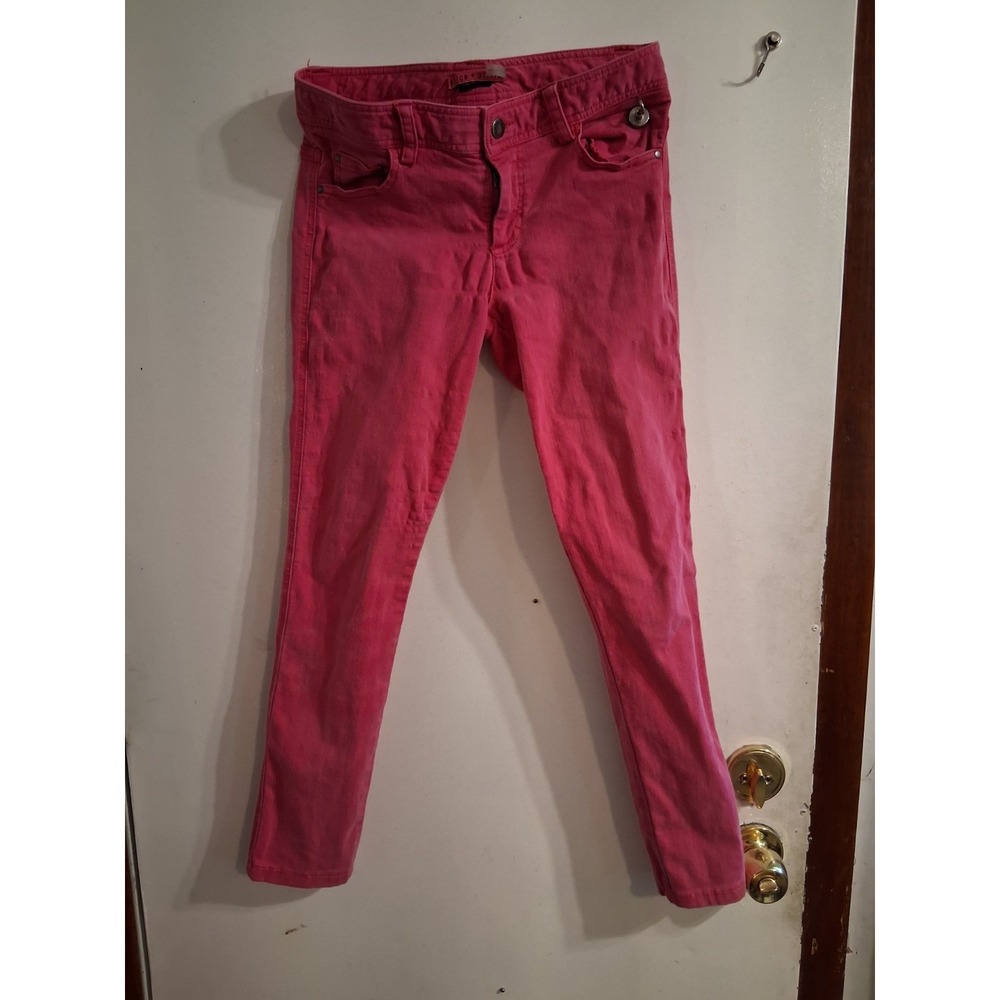 Alice & Olivia Pink Slim Fit Jeans 8 EUC USA